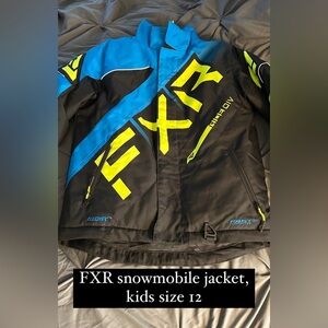 Kids FXR snowmobile jacket
